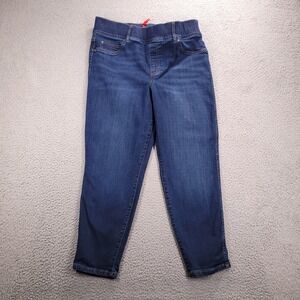 SPANX Jeans Size 1X Petite Ankle Skinny High Rise Pull On Stretch Denim